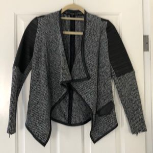 Tweed black and white jacket